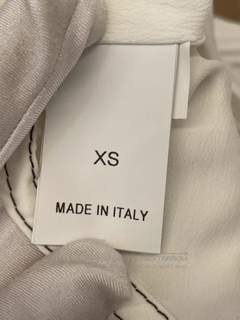 Brunello Cucinelli Brunello Cucinelli White Polyester Cotton Dress Size XS / US 0-2 / IT 36-38 - 4 Thumbnail