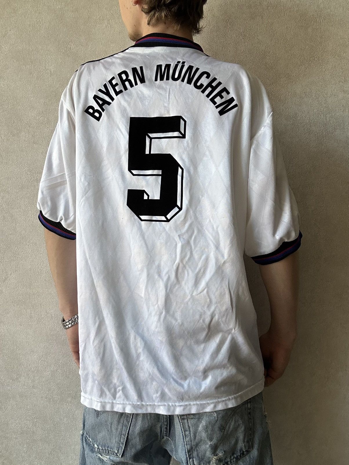 Adidas Adidas Bayern Munich 1996/1998 Away Soccer Jersey Size US XL / EU 56 / 4 - 5 Thumbnail