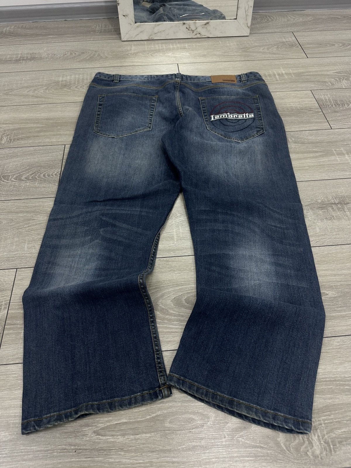 Lambretta Lambretta Vintage Baggy Made in Italy Big Logo Jeans Size US 40 / EU 56 - 1 Thumbnail
