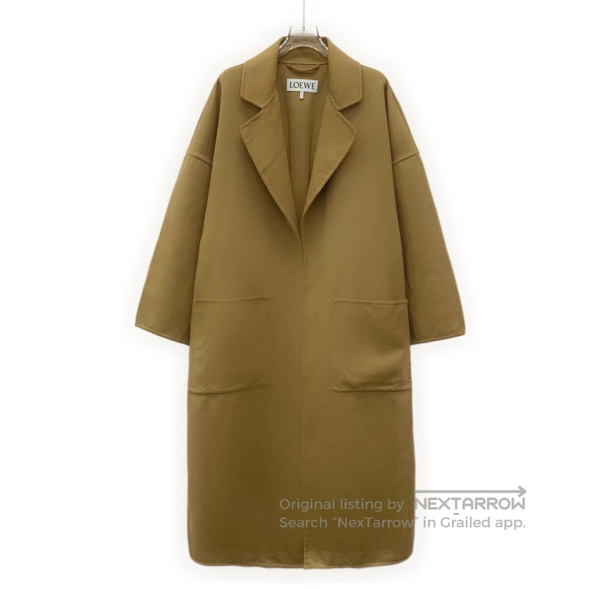 Loewe Loewe Brown Wool Belted Coat L. Size US L / EU 52-54 / 3 - 1 Thumbnail