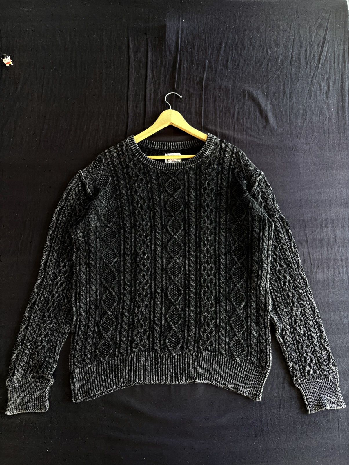 The Duffer of St.George Vintage The Duffer of St. George indigo-dyed knit sweater Size US XL / EU 56 / 4 - 2 Thumbnail