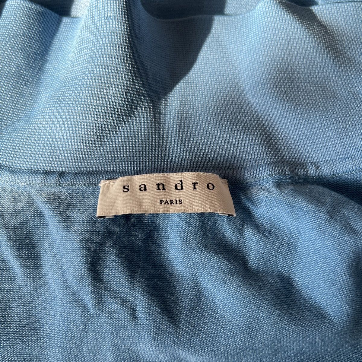 Sandro 🔥🔥 Sandro Paris Blue Knitted Polo Shirt Size US M / EU 48-50 / 2 - 5 Thumbnail