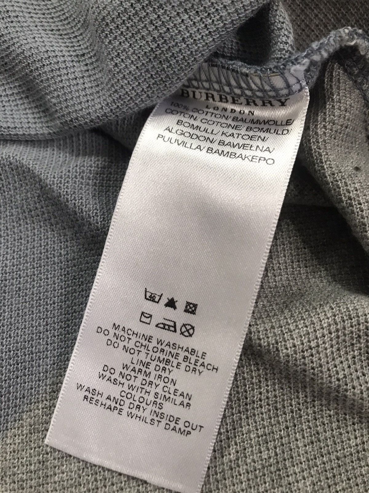 Burberry × Designer × Vintage Burberry women polo tee Size XL / US 12-14 / IT 48-50 - 8 Thumbnail