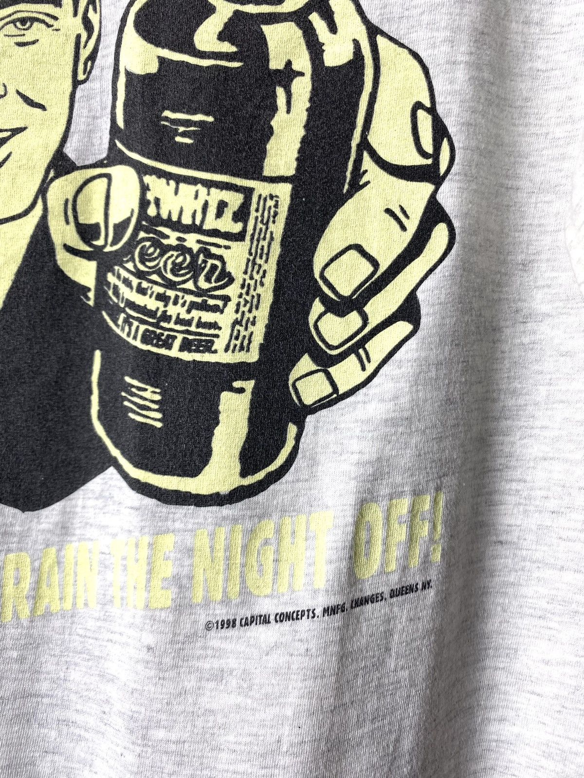 Vintage 1998 Vintage Capital Concept Beer T Shirt Coors Budweiser Size US L / EU 52-54 / 3 - 3 Thumbnail