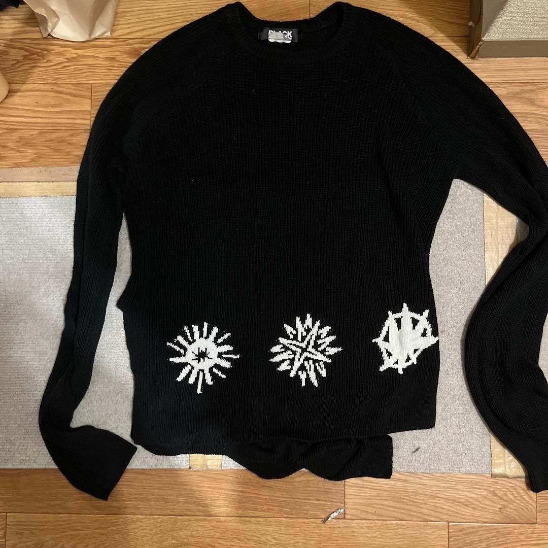 Comme des Garcons Black Comme des Garçons Black Symbol Knit Size US L / EU 52-54 / 3 - 1 Thumbnail