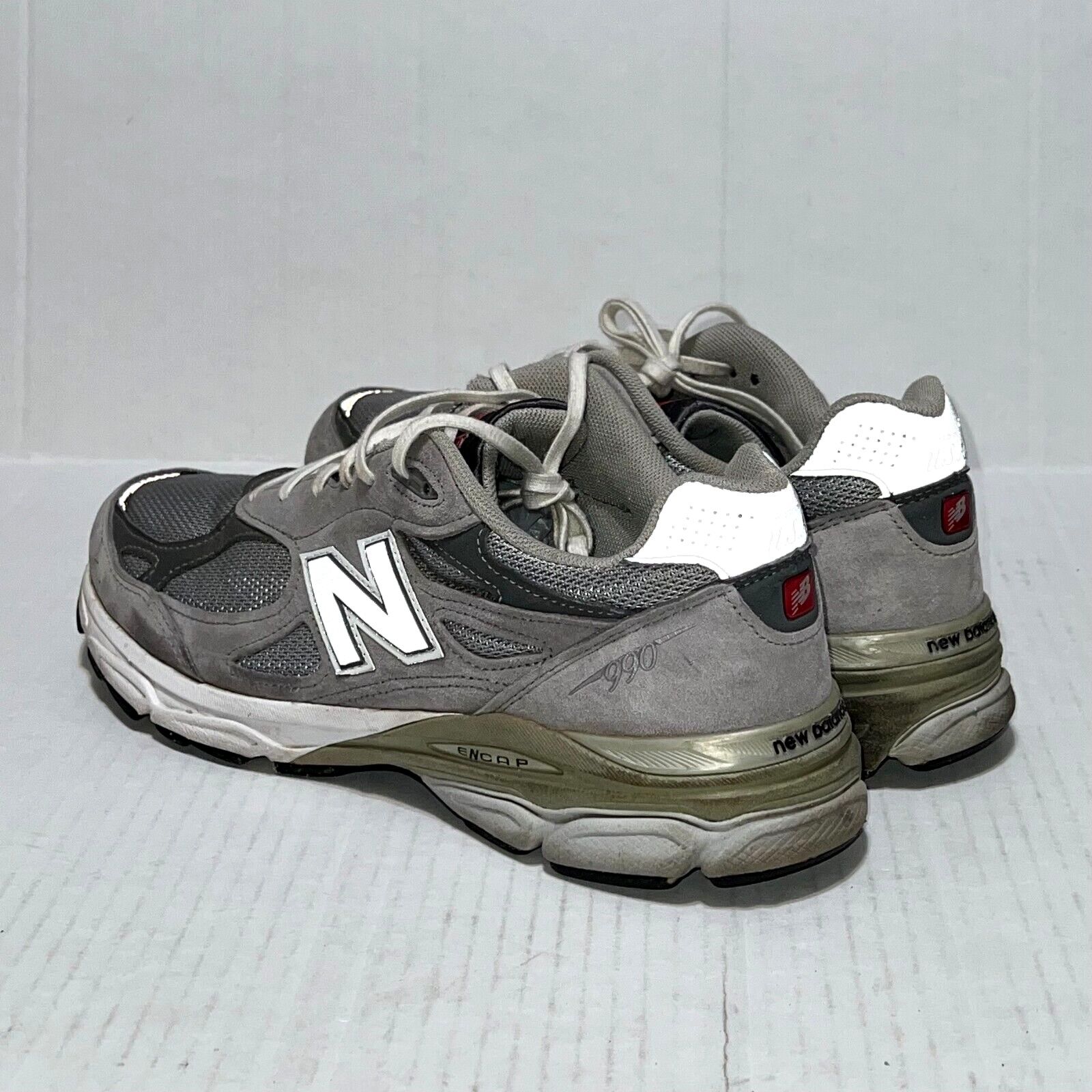 New Balance New Balance Mens 990V3 M990GL3 Gray Sneakers Size 12 D USA Size US 12 / EU 45 - 7 Thumbnail