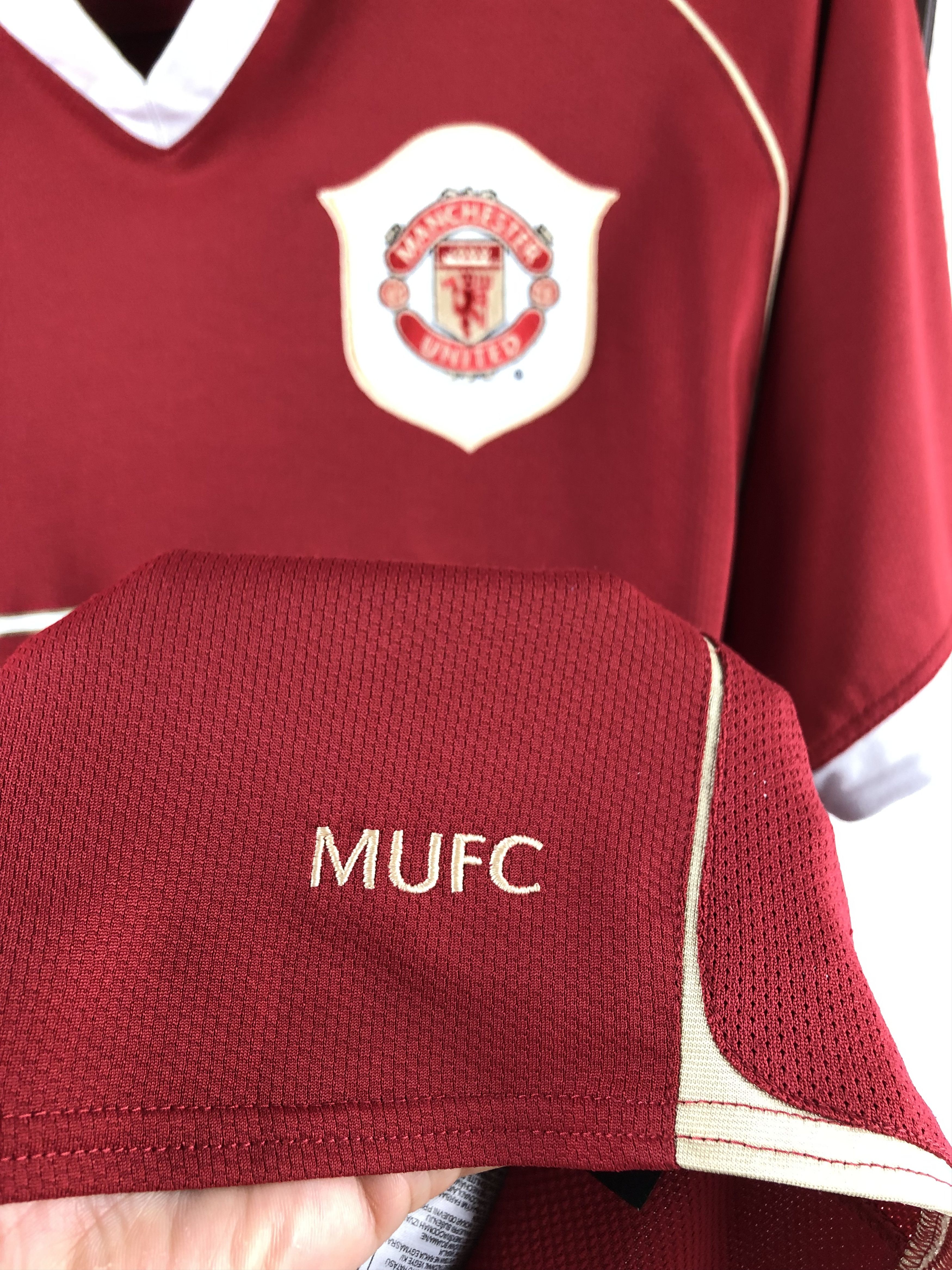Nike Manchester United shirt 2006 Soccer Nike Jersey Mens Trikot Size US S / EU 44-46 / 1 - 7 Thumbnail