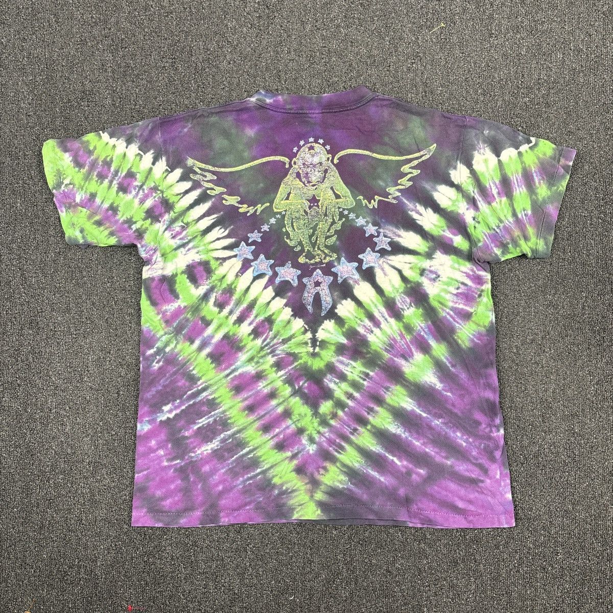 Aerosmith 90s Aerosmith Pump Tour Rock Grunge Single Stitch Tie Dye Size US L / EU 52-54 / 3 - 6 Thumbnail