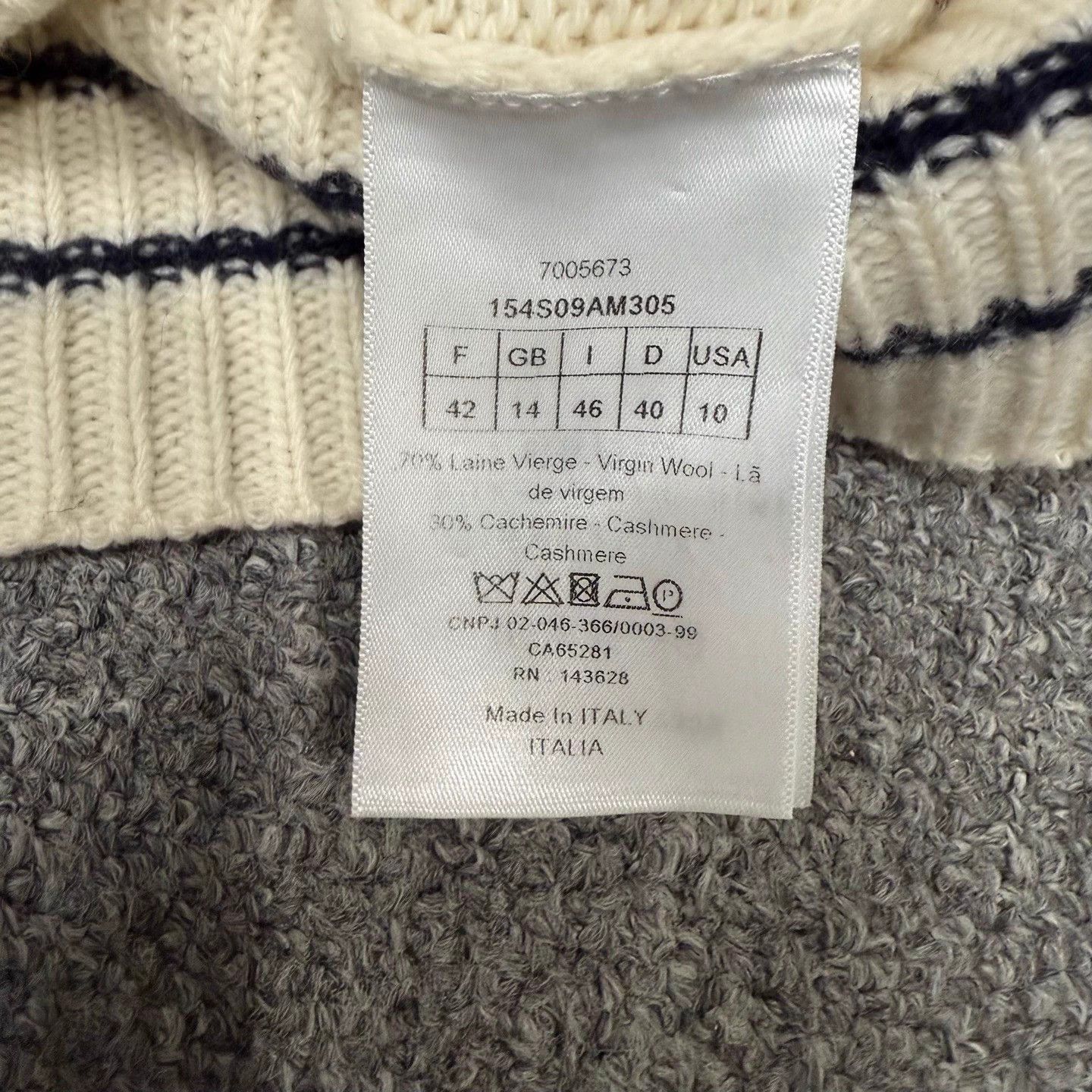 Dior Dior Beige Lucky Star Knit Short-Sleeve 42 Size M / US 6-8 / IT 42-44 - 4 Thumbnail