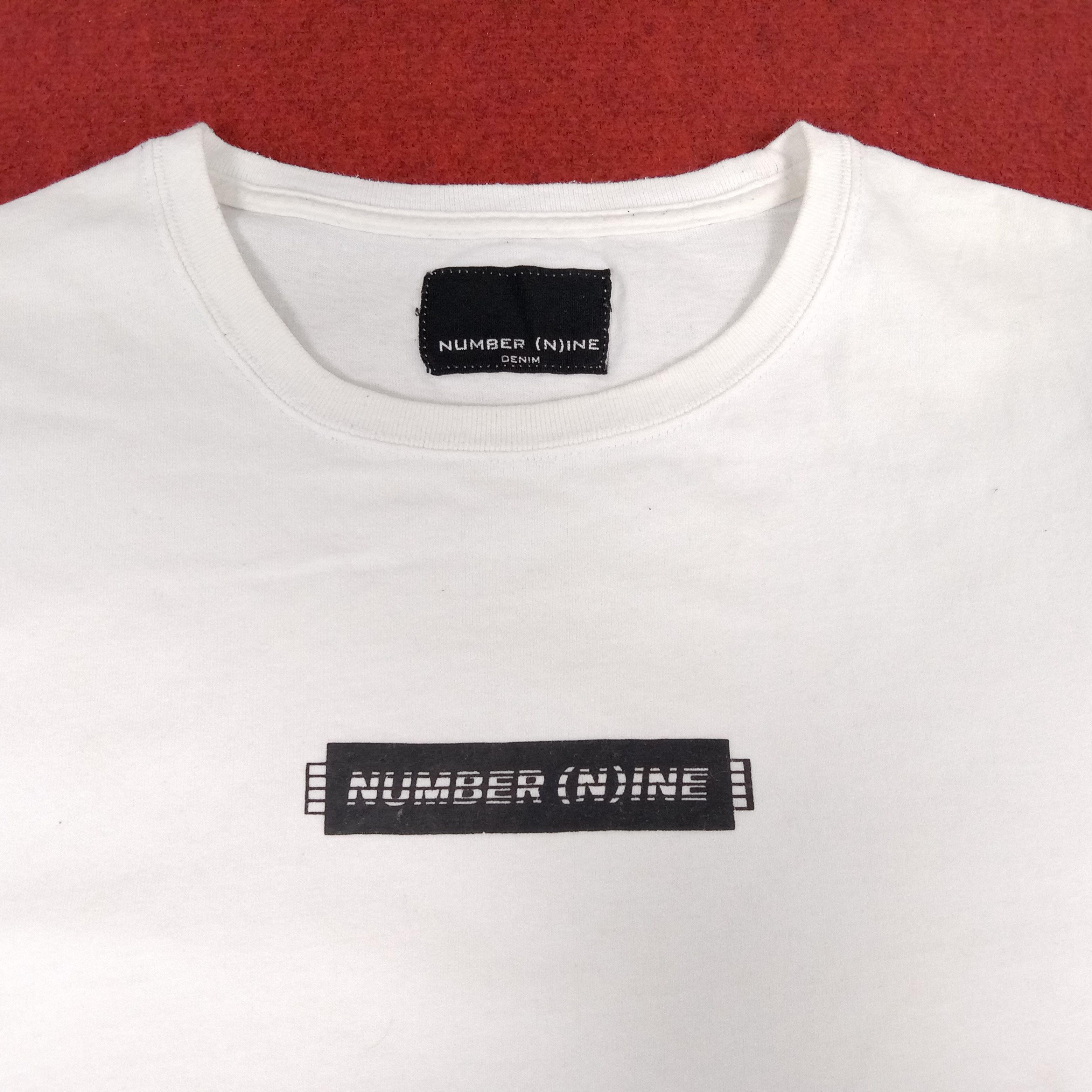 Number (N)ine Number Nine Japanese Brand Center Box Design Tshirt Size US S / EU 44-46 / 1 - 2 Thumbnail