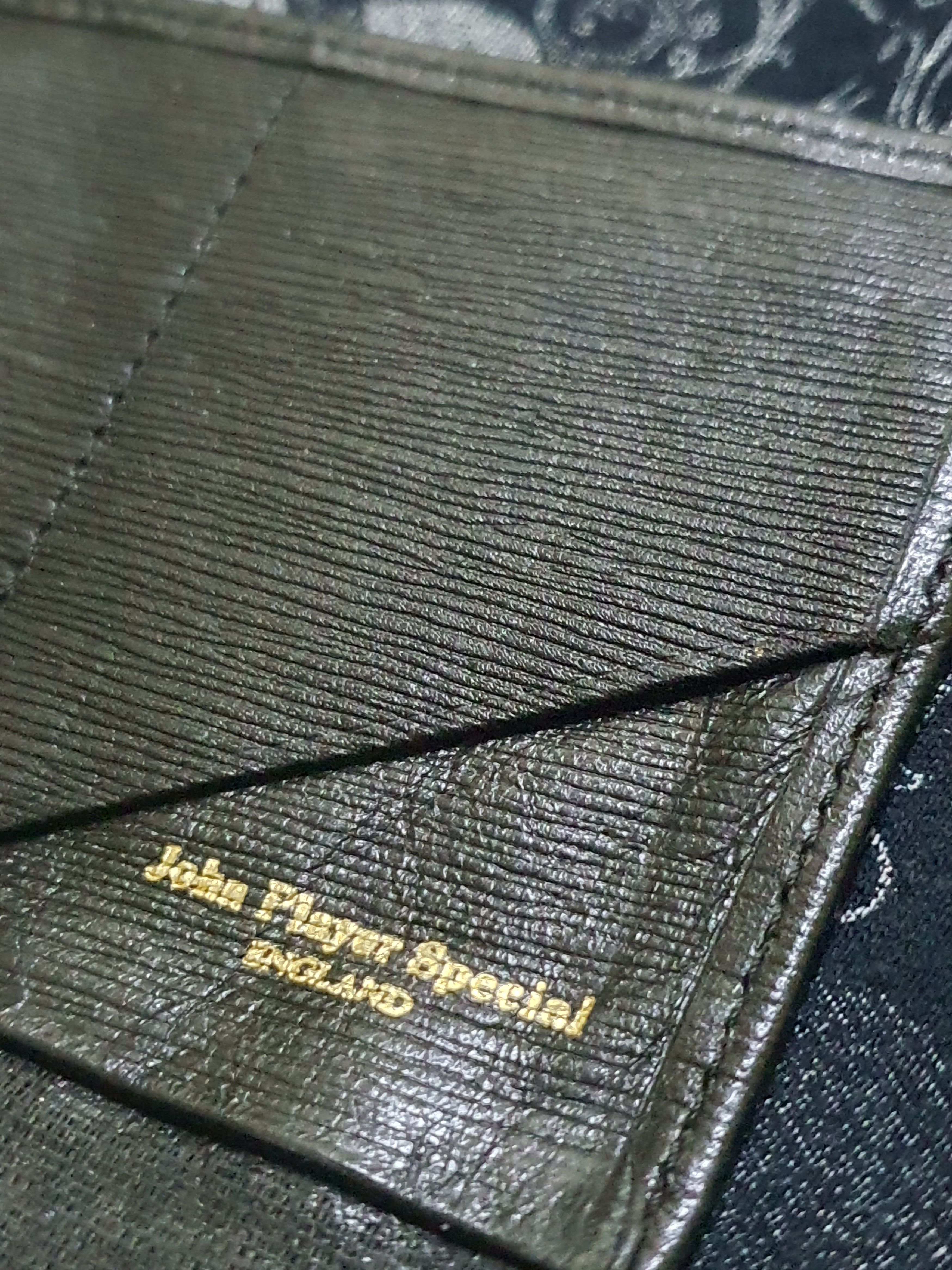 Vintage John Player Special (JPS) England Bifold Leather Longwallet Size ONE SIZE - 7 Thumbnail