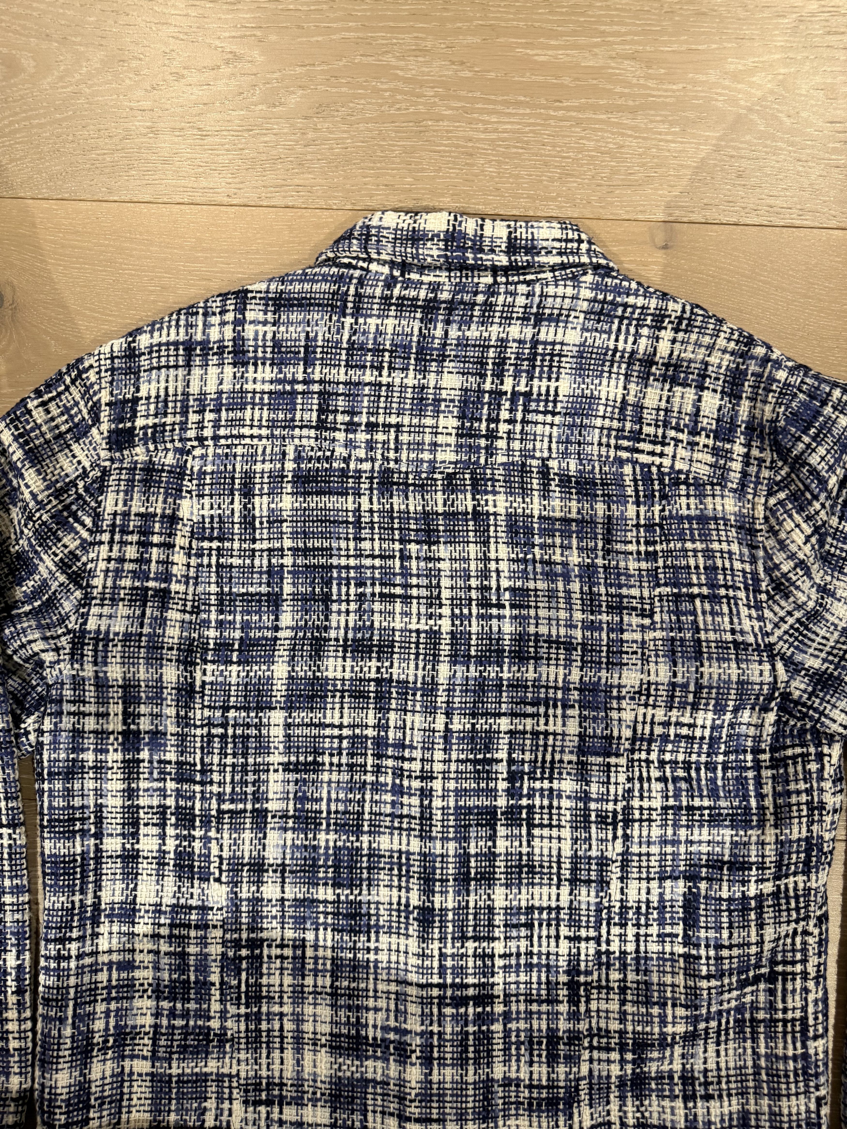 Libero 💚 Libero Azzurro Tweed Blouson Large NEW Size US L / EU 52-54 / 3 - 17 Thumbnail