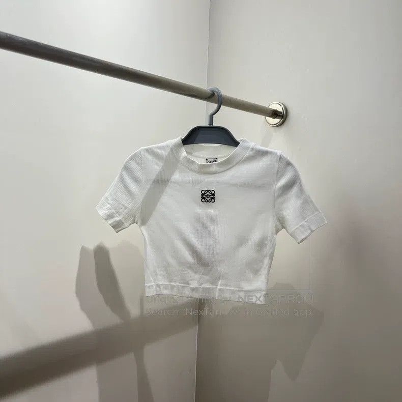 Loewe Loewe Logo Embroidered Short Sleeve Size XS / US 0-2 / IT 36-38 - 1 Thumbnail