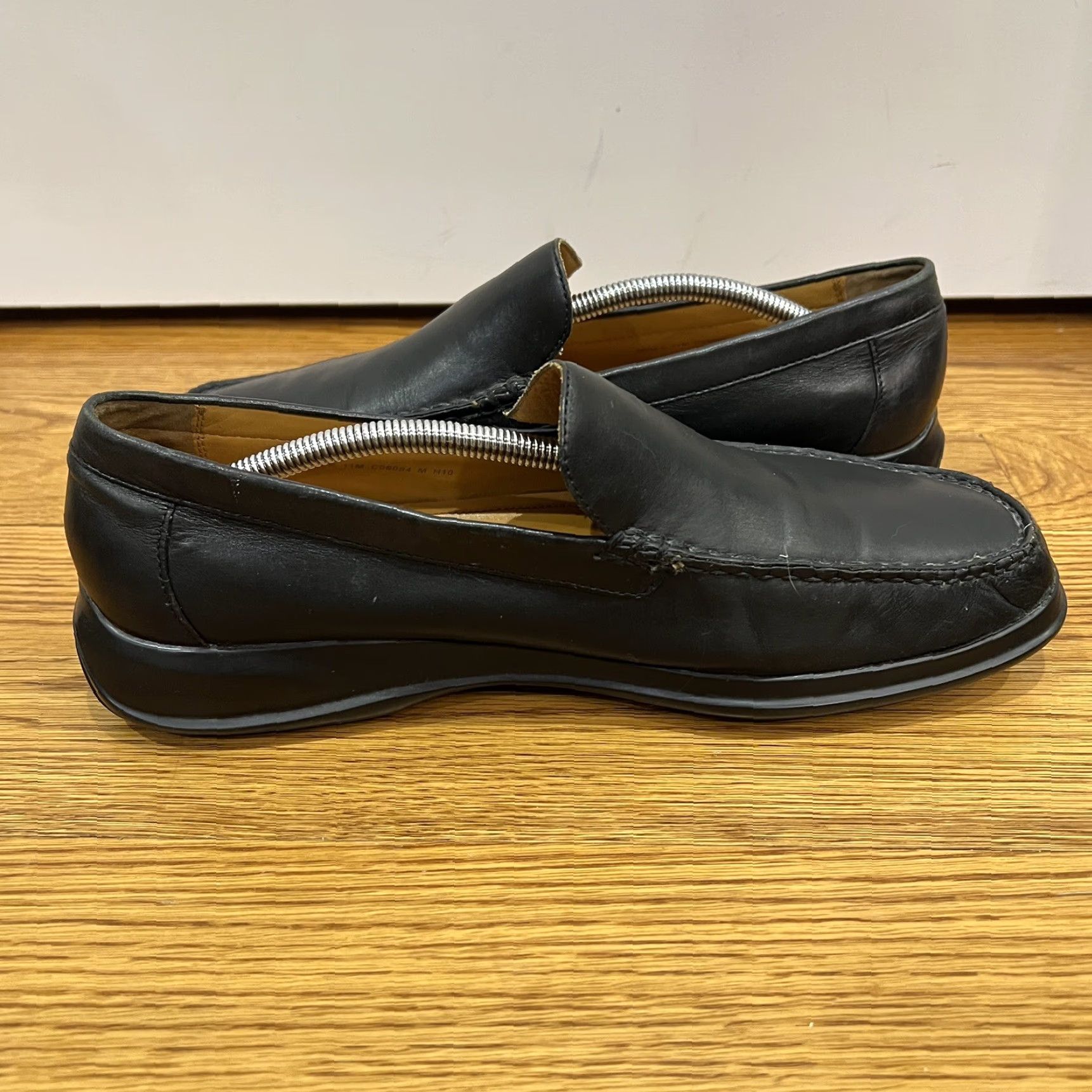 Cole Haan Cole Haan Air Dempsey Black Leather Slip On Loafers Size 11M Mens Casual Comfort Size US 11 / EU 44 - 7 Thumbnail
