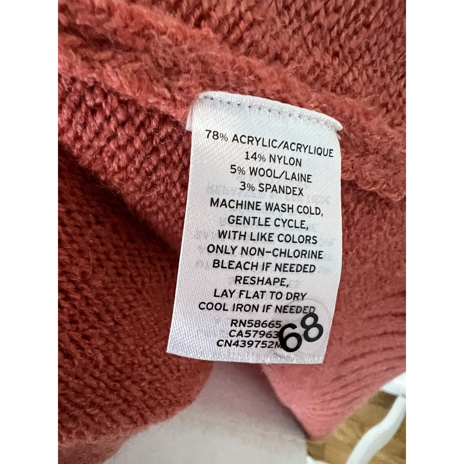 & Other Stories Caslon Coral women cardigan size M with pockets A003032 Size M / US 6-8 / IT 42-44 - 6 Thumbnail