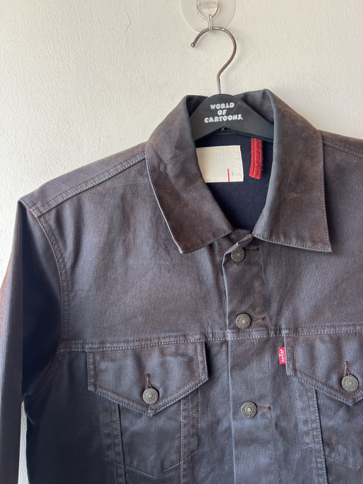 Levi's Vintage 2000s Levi’s Redloop Waxed Denim Trucker Jacket Size US L / EU 52-54 / 3 - 8 Thumbnail