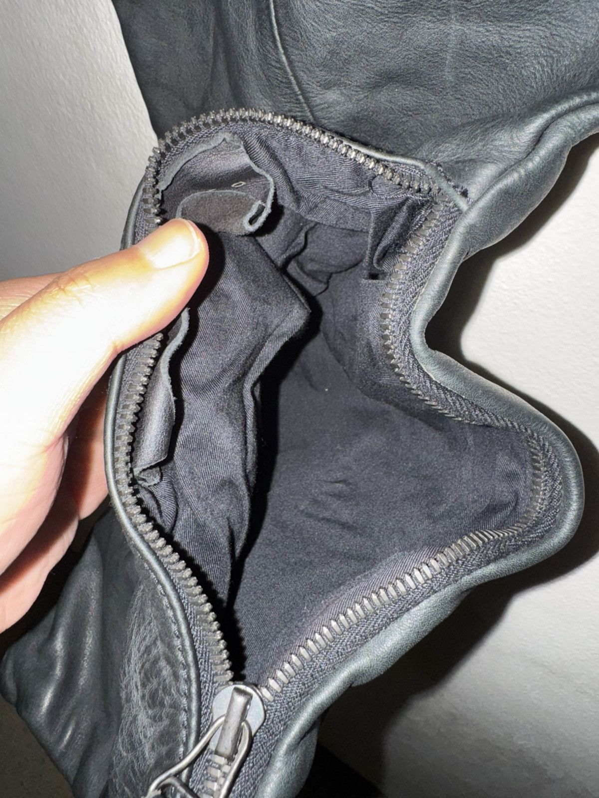 Other Serienumerica Leather Shoulder Bag Black Size ONE SIZE - 9 Thumbnail