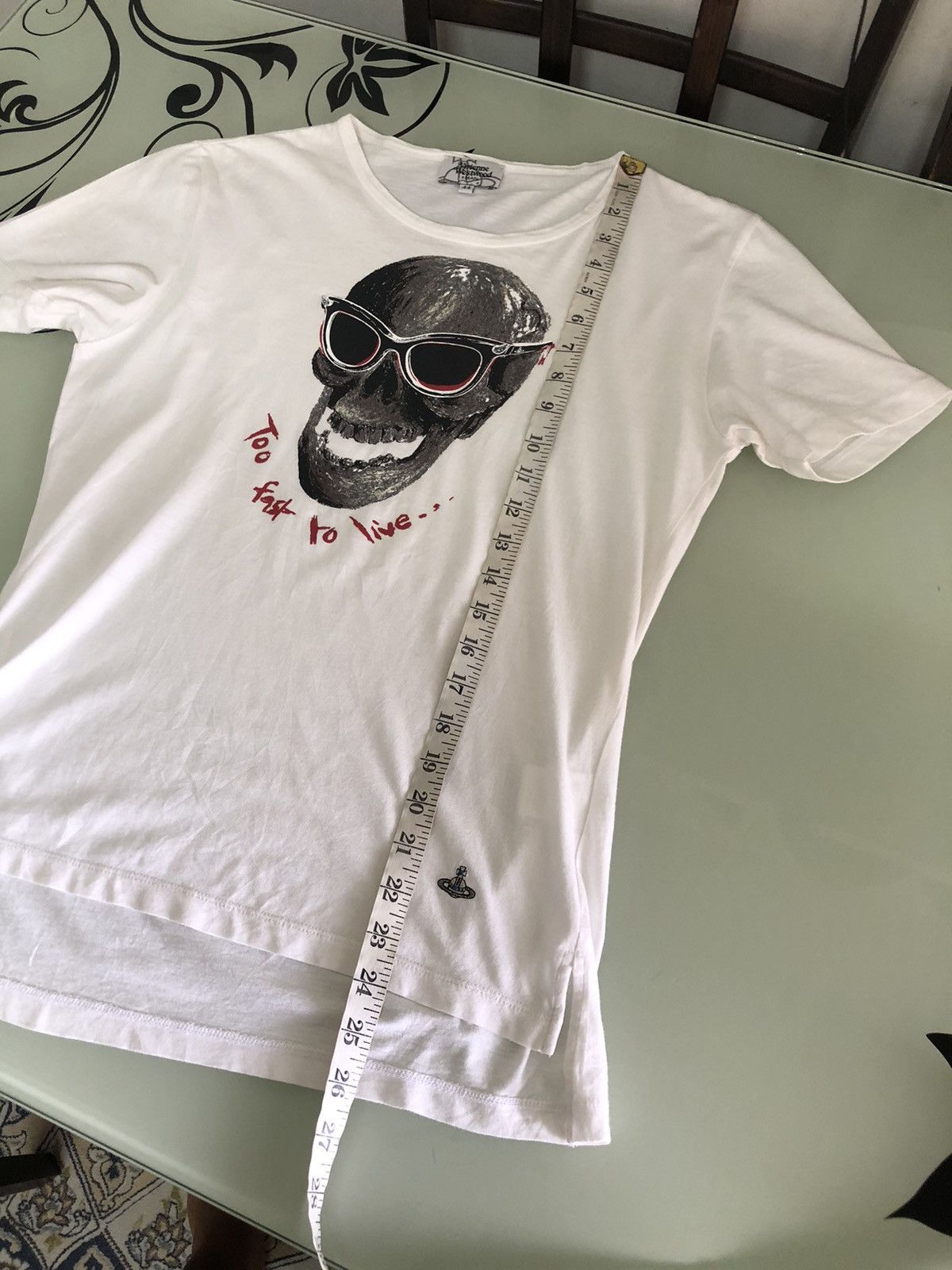 Vivienne Westwood Rare❗️Vivienne Westwood Skull Printed Short Sleeve T-shirt Size M / US 6-8 / IT 42-44 - 20 Thumbnail