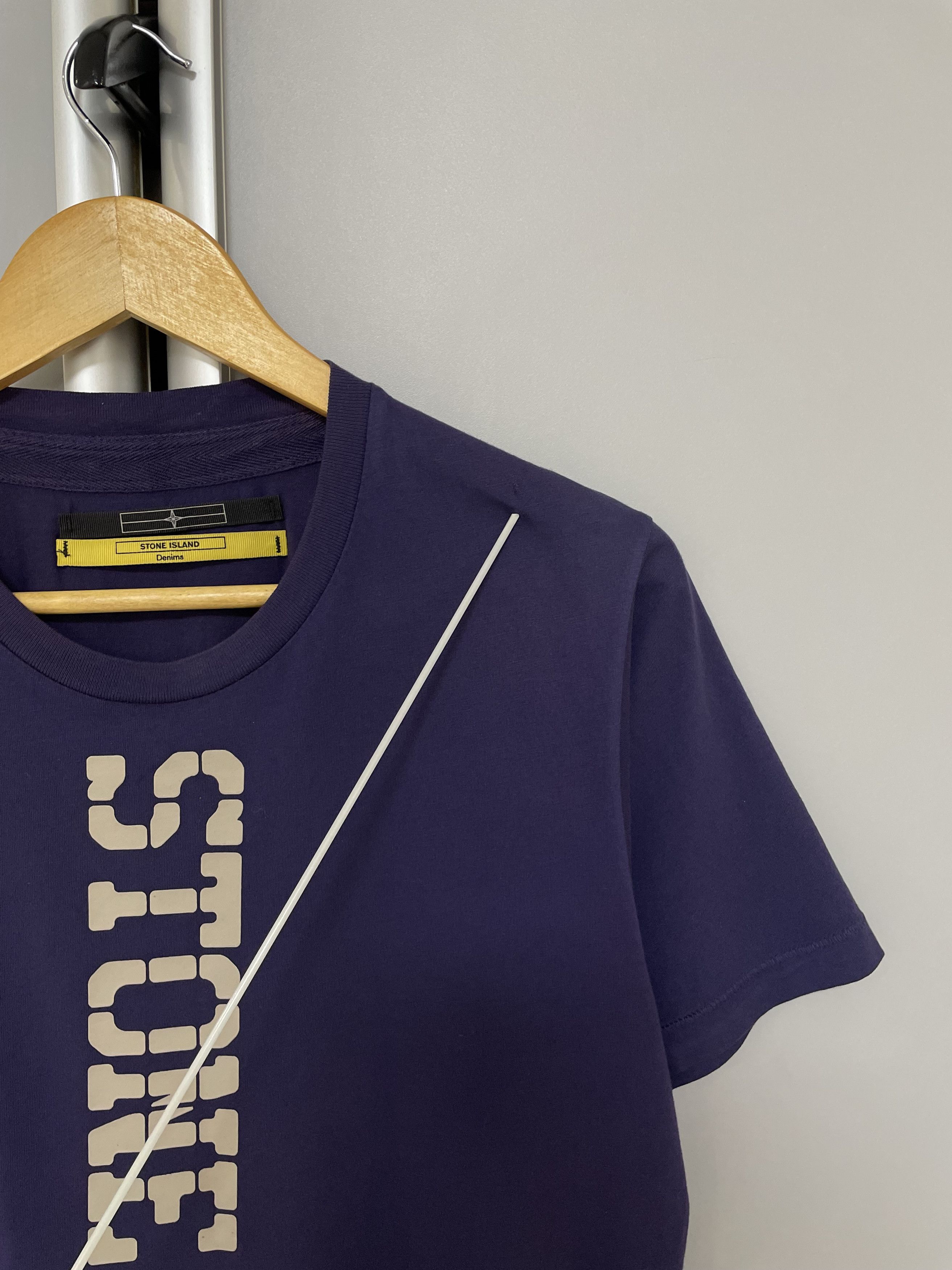 Stone Island STONE ISLAND Denims T-Shirt Tee Big Logo Vintage Streetwear Size US M / EU 48-50 / 2 - 10 Thumbnail