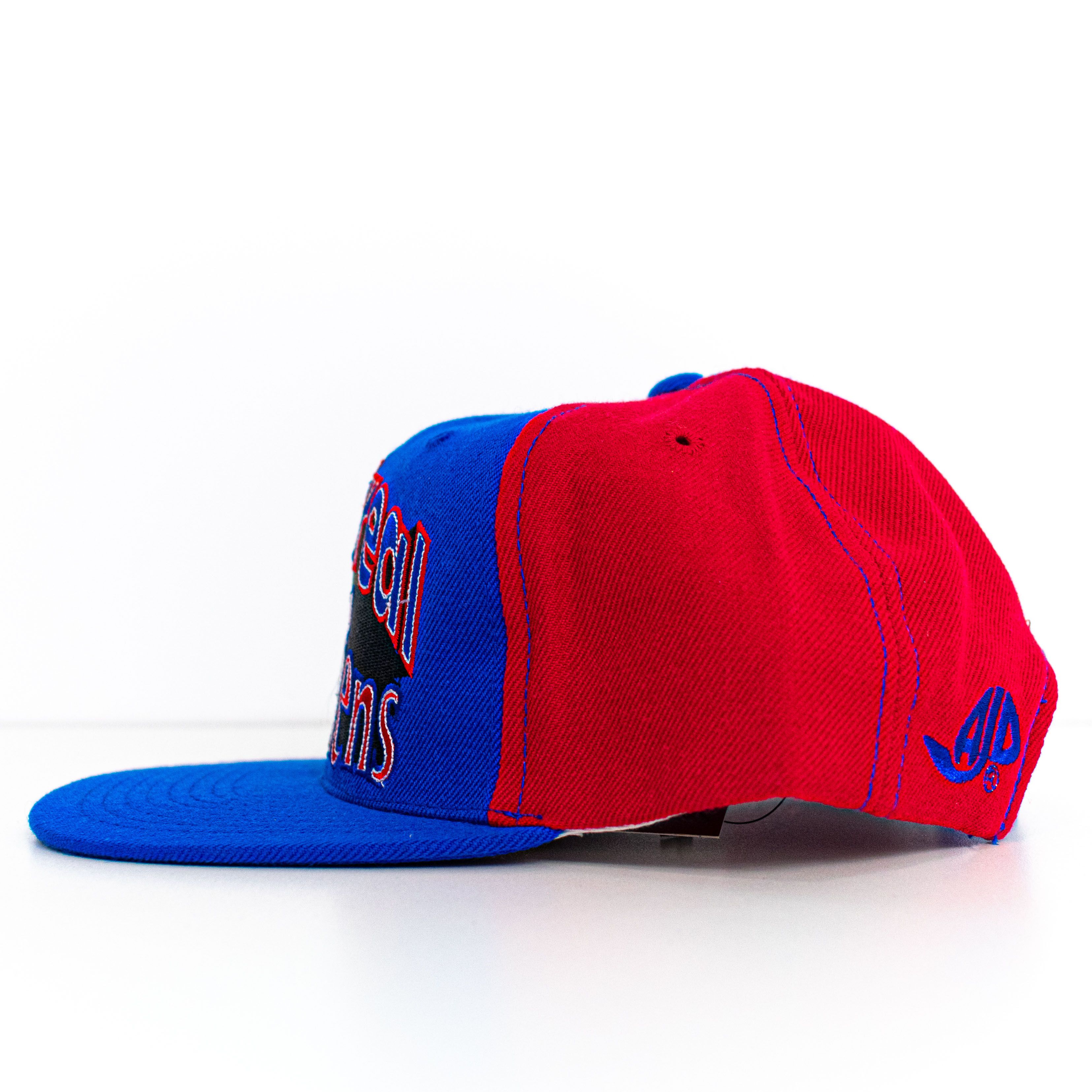 NHL VTG 90s AJD Montreal Canadiens Double Line Snapback Hat Size ONE SIZE - 3 Thumbnail