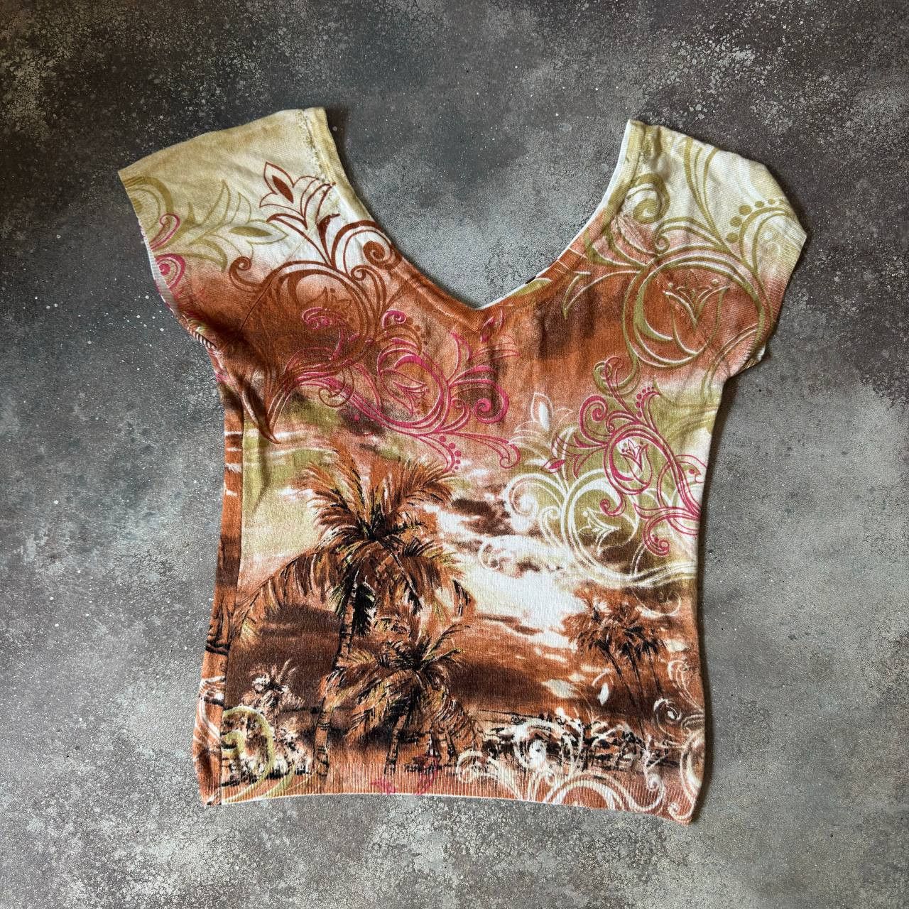 Hysteric Glamour × Japanese Brand Vintage Animal Printed Top (JPG GAULTIER STYLE) Size S / US 4 / IT 40 - 8 Thumbnail