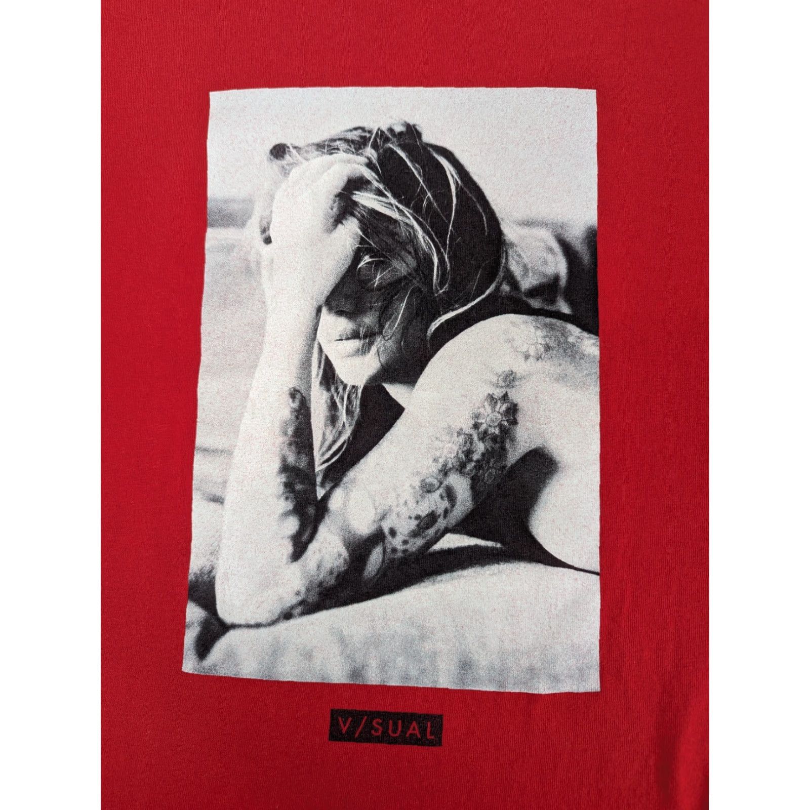 Vintage VISUAL Apparel T-Shirt Mens XL Red Cotton Logo Graphic Print Streetwear Sports Skate Urban Casual Short Sleeve Crew Neck 2020s Vintage No Size US XL / EU 56 / 4 - 2 Thumbnail