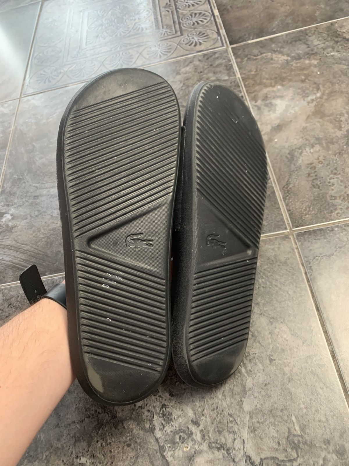 Lacoste Lacoste Flip flops black Size US 11.5 / EU 44-45 - 4 Thumbnail