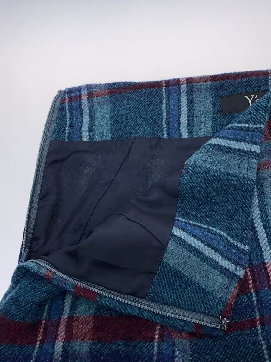 Y's × Yohji Yamamoto Reconstructed Plaid Wool Skirt Size 30" / US 8 / IT 44 - 3 Thumbnail