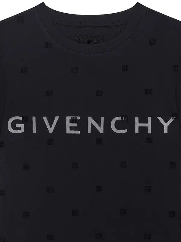 Givenchy o1srvl11e0725 Double Layered Fitted T-Shirt in Black Size S / US 4 / IT 40 - 3 Thumbnail