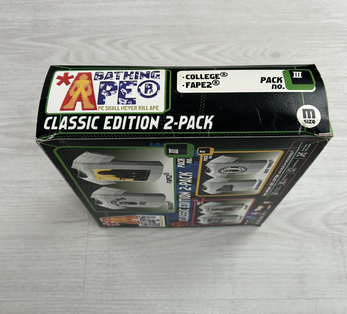 Bape VERY RARE OG 1998 A BATHING APE CLASSIC EDITION 2 PACK Size US M / EU 48-50 / 2 - 3 Thumbnail