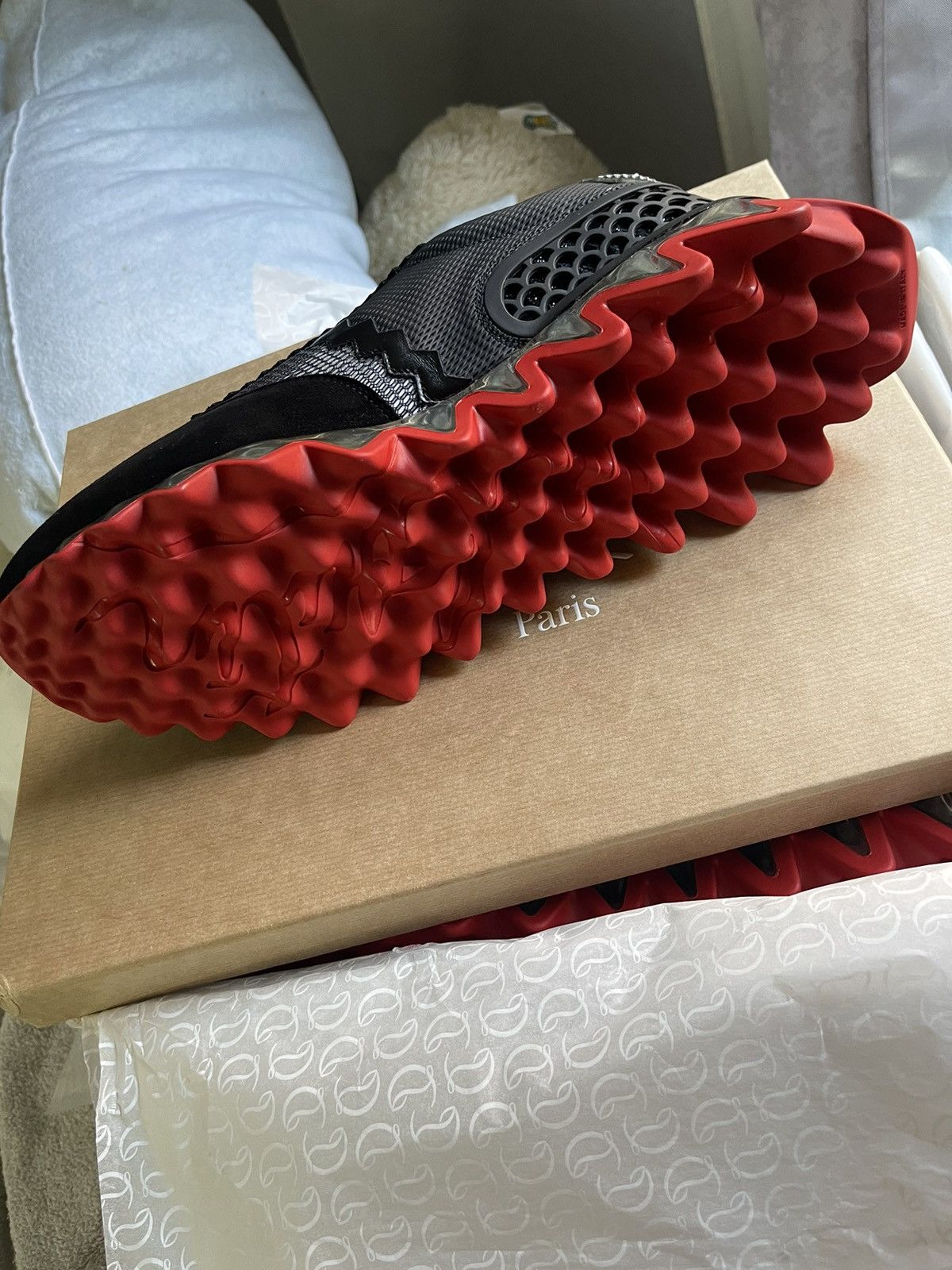 Christian Louboutin LOUBISHARK FLAT Size US 10.5 / EU 43-44 - 3 Thumbnail