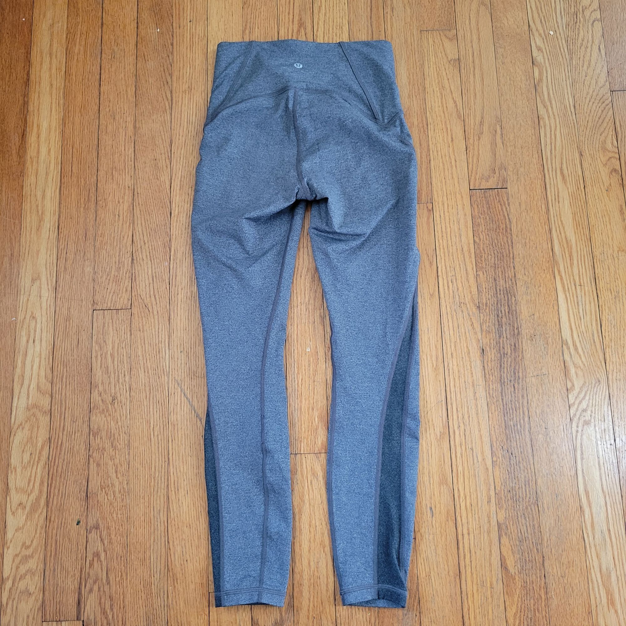 Lululemon Lululemon TRAIN TIMES 7/8 High-Rise Heathered Gray Leggings Size 27" / US 4 / IT 40 - 6 Thumbnail