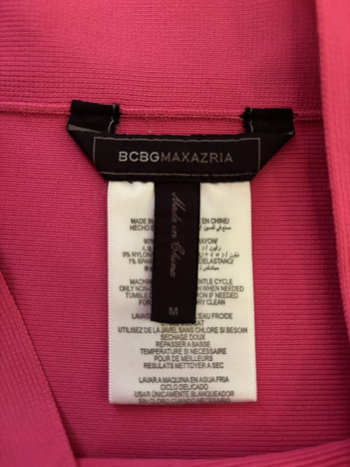 Bcbgmaxazria BCBGMazAzria New Pink Bandage Mini Skirt - Size M Size 24" / US 00 / IT 34 - 5 Thumbnail