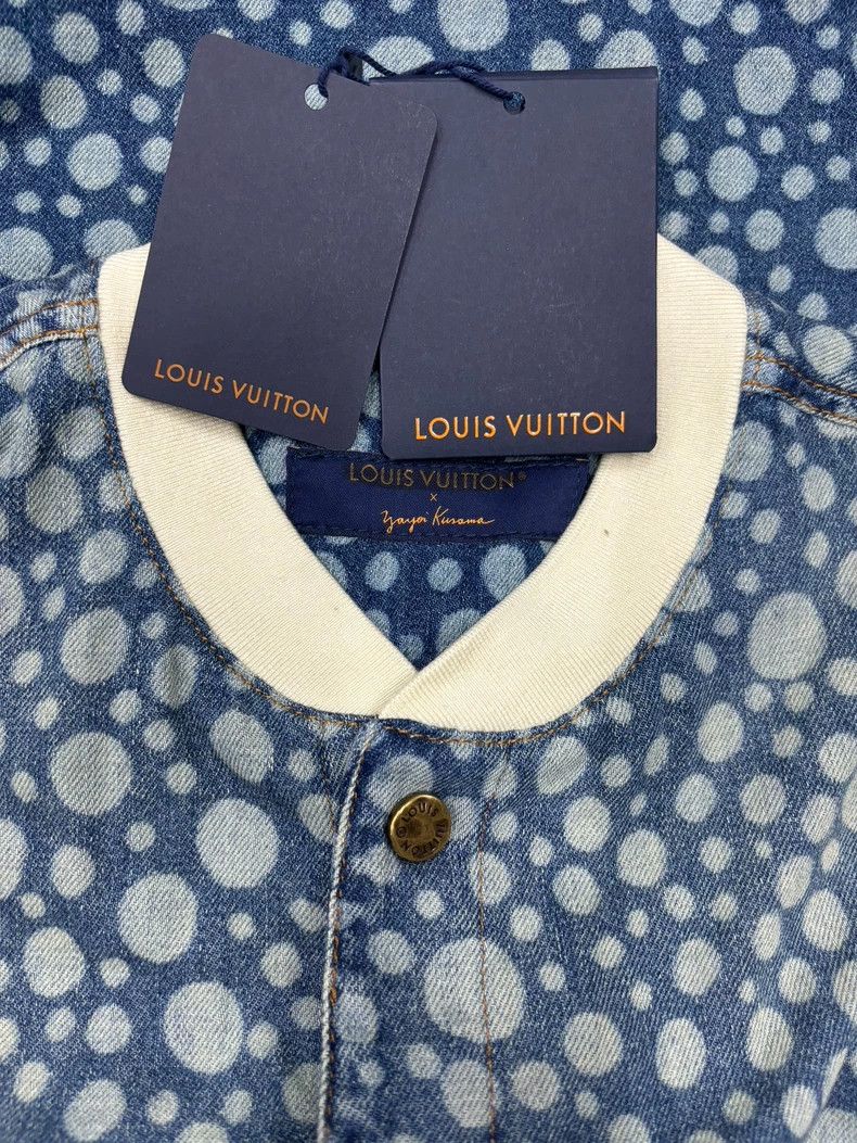 Louis Vuitton Louis Vuitton SS23 Polka-Dot Logo Print Short Sleeve Shirt Size US S / EU 44-46 / 1 - 3 Thumbnail