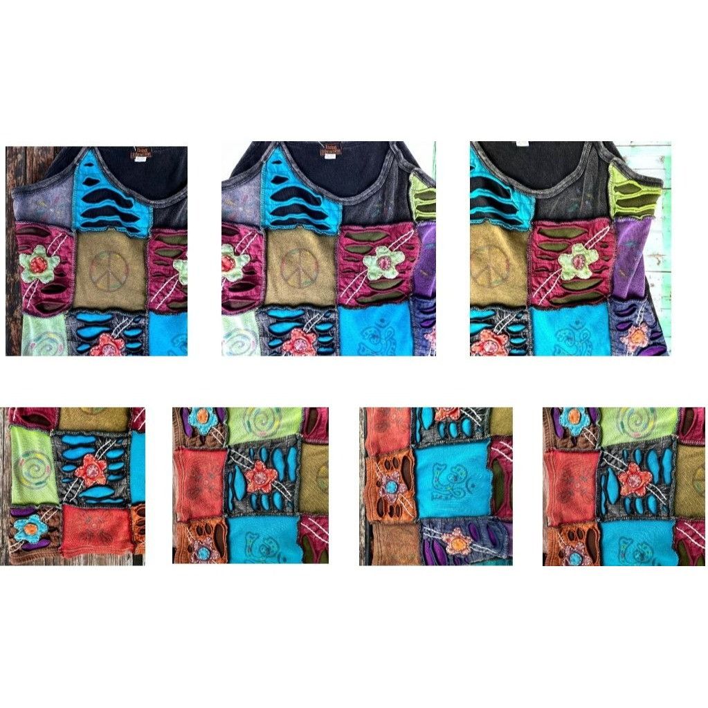 Vintage Vintage Rising International Sleeveless Top Large Distressed Size L / US 10 / IT 46 - 9 Thumbnail
