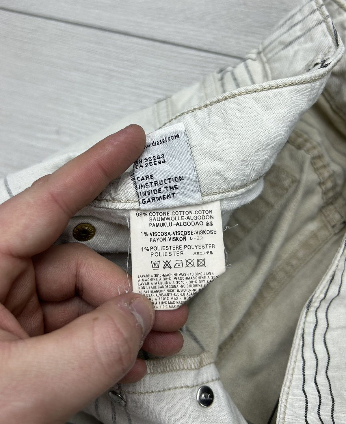 Diesel × Vintage Diesel Vintage Casual Pant Size 31 Size US 31 - 7 Thumbnail
