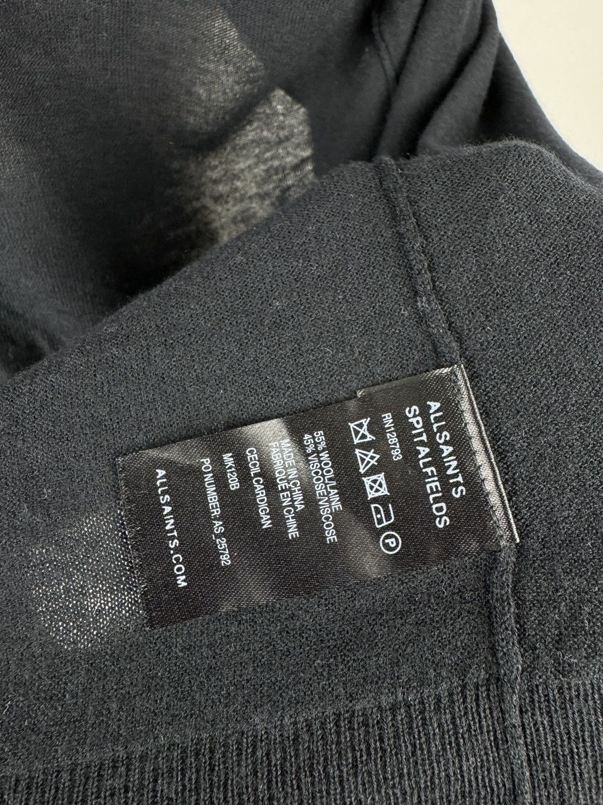 Allsaints Men’s Allsaints Cecil Cardigan Sweater size L Size US L / EU 52-54 / 3 - 7 Thumbnail