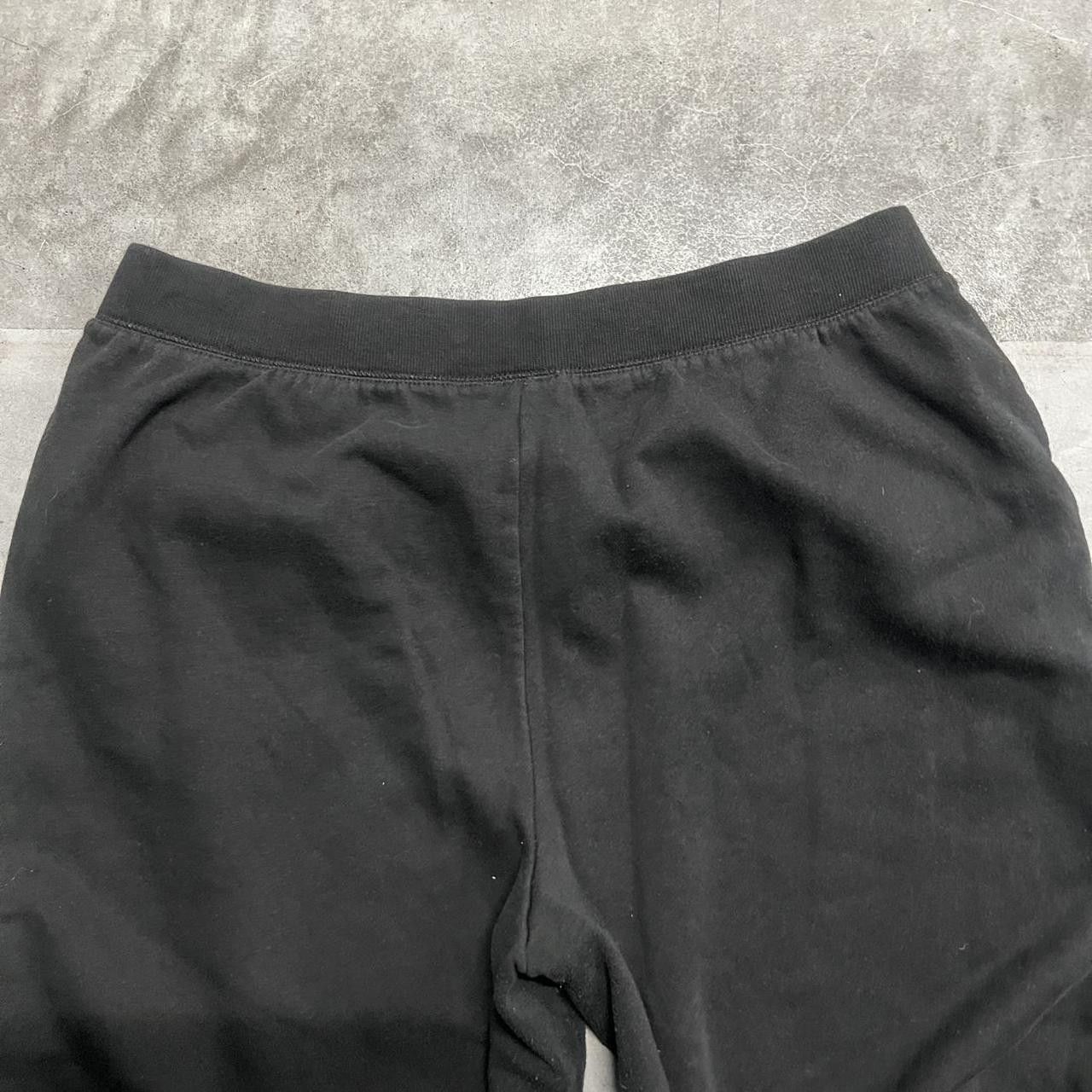Japanese Brand × Vintage Vintage Y2K/2000s Baggy Black Sweatpants With Pockets! Size US 38 / EU 54 - 7 Thumbnail