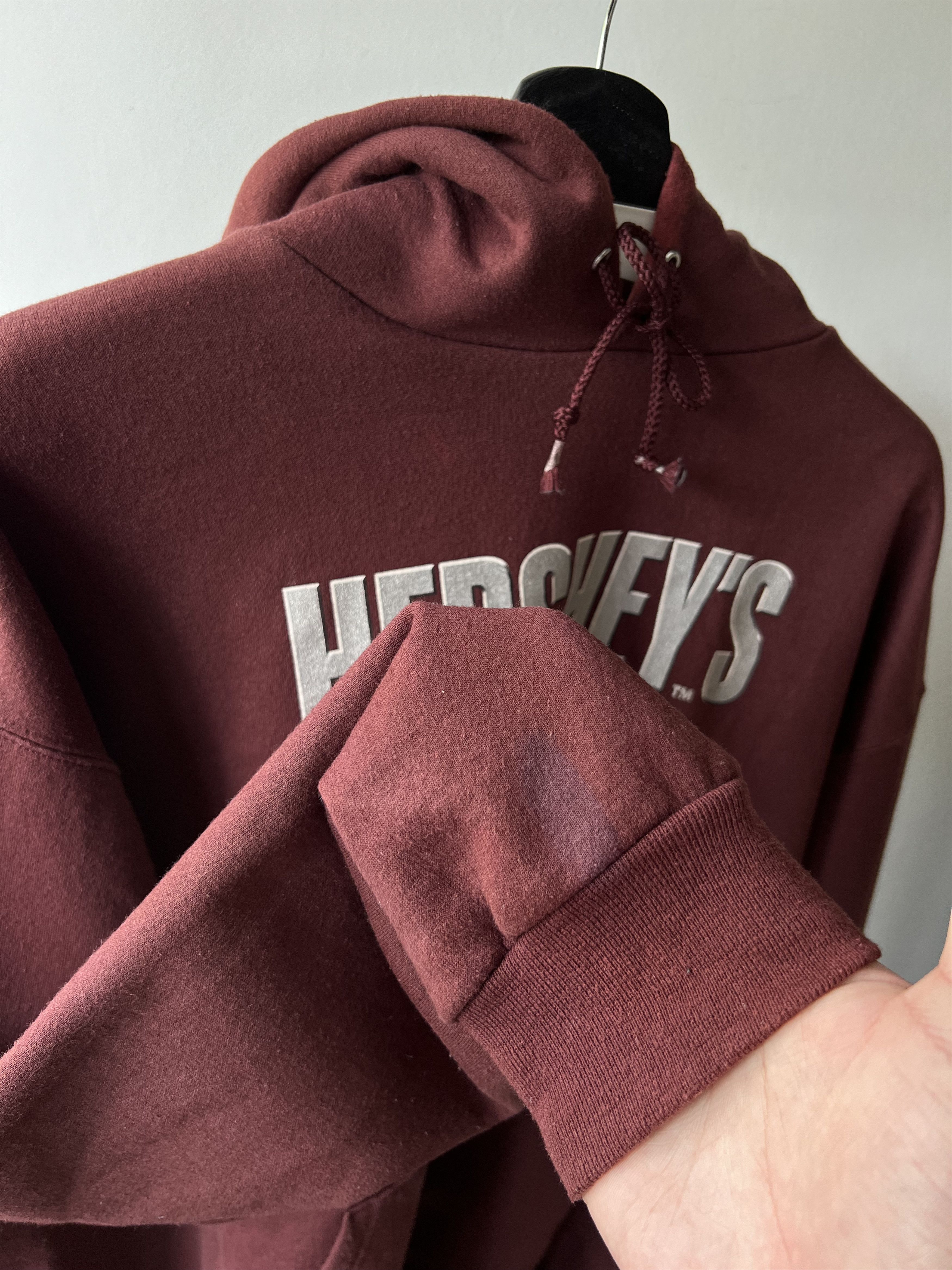 Chocolate × Vintage Vintage 90's Hershey’s Chocolate World Brown Hoodie By THC Size US L / EU 52-54 / 3 - 7 Thumbnail