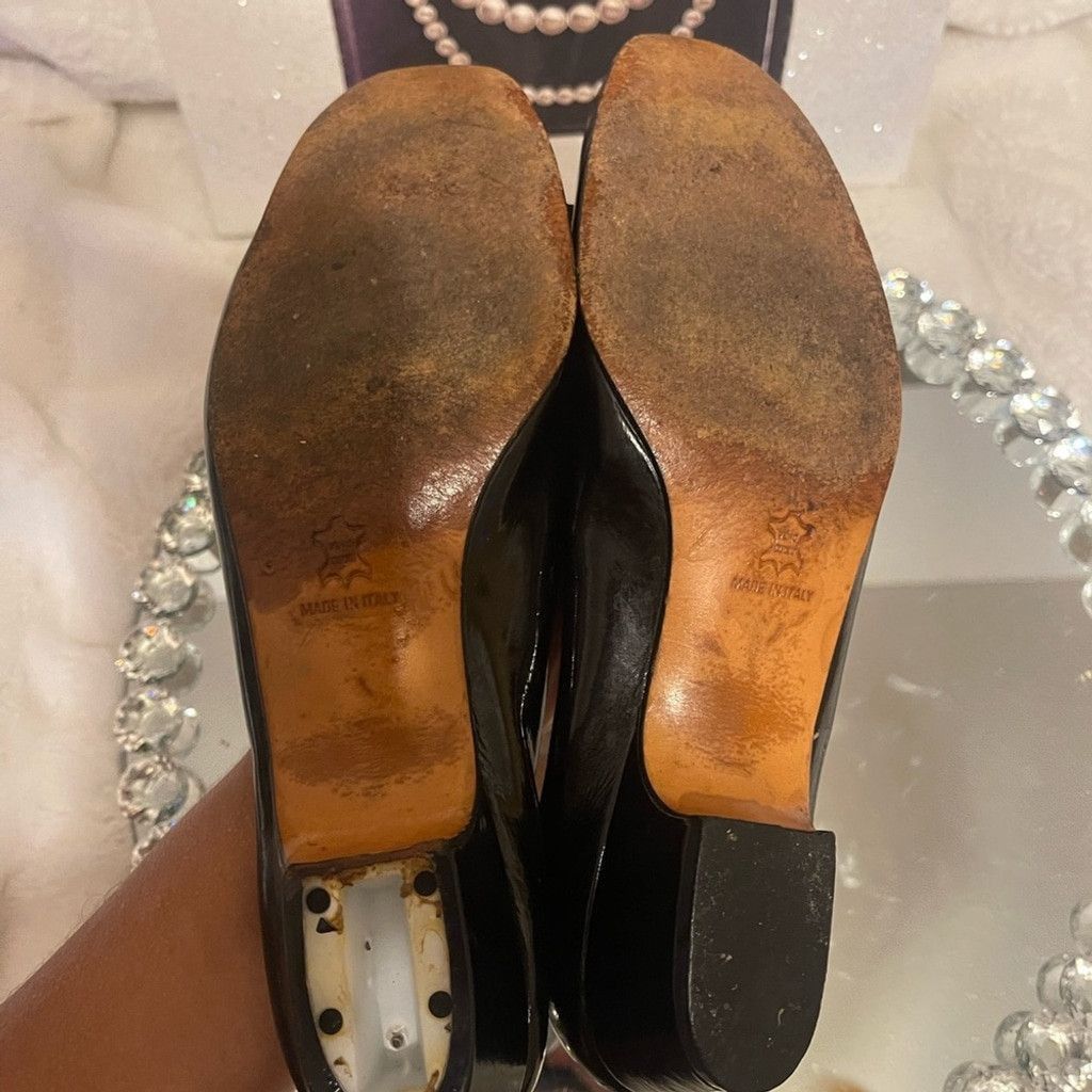 Salvatore Ferragamo Salvatore Ferragamo Vintage Leather Vara Bow Heel Shoes Size US 9.5 / IT 39.5 - 6 Thumbnail