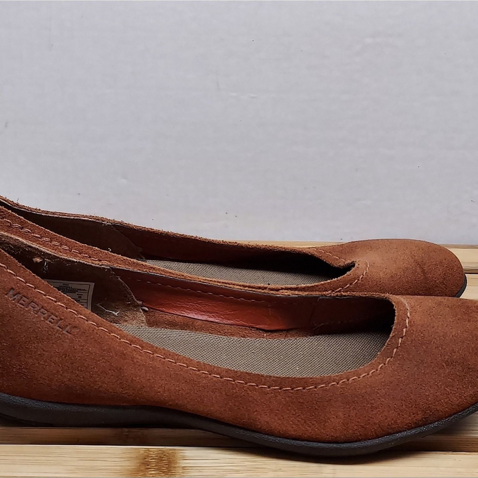 Merrell Merrell Womens | Brown | Avesso Suede Slip On Shoes Size 9 Size US 9 / IT 39 - 6 Thumbnail