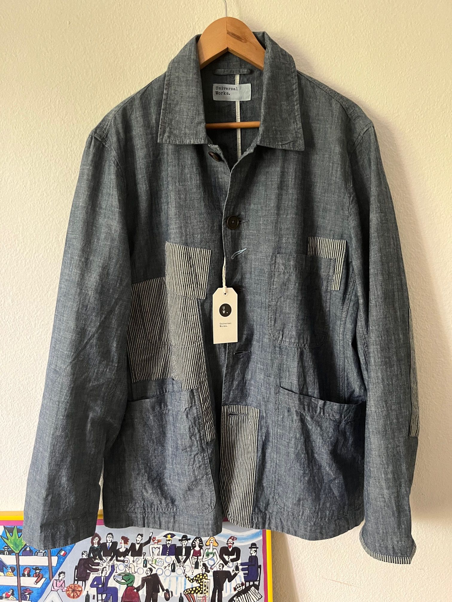 Universal Works Bakers jacket indigo Size US XL / EU 56 / 4 - 5 Thumbnail