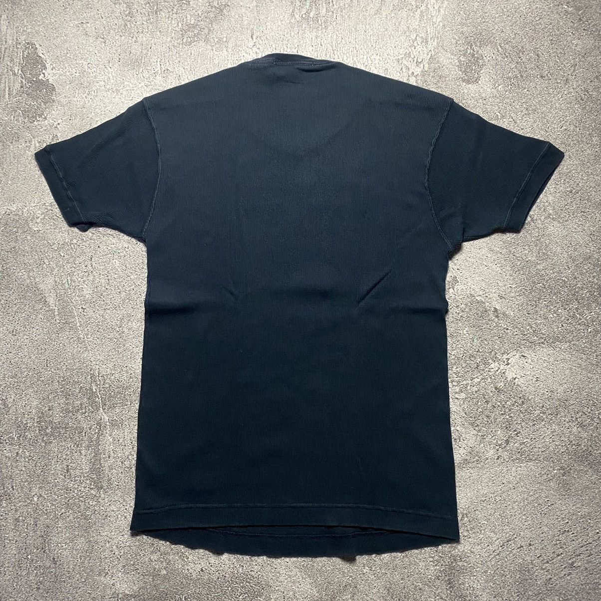 Perry Ellis × Vintage Vintage Perry Ellis Ribbed Balck Tee Size US L / EU 52-54 / 3 - 7 Thumbnail