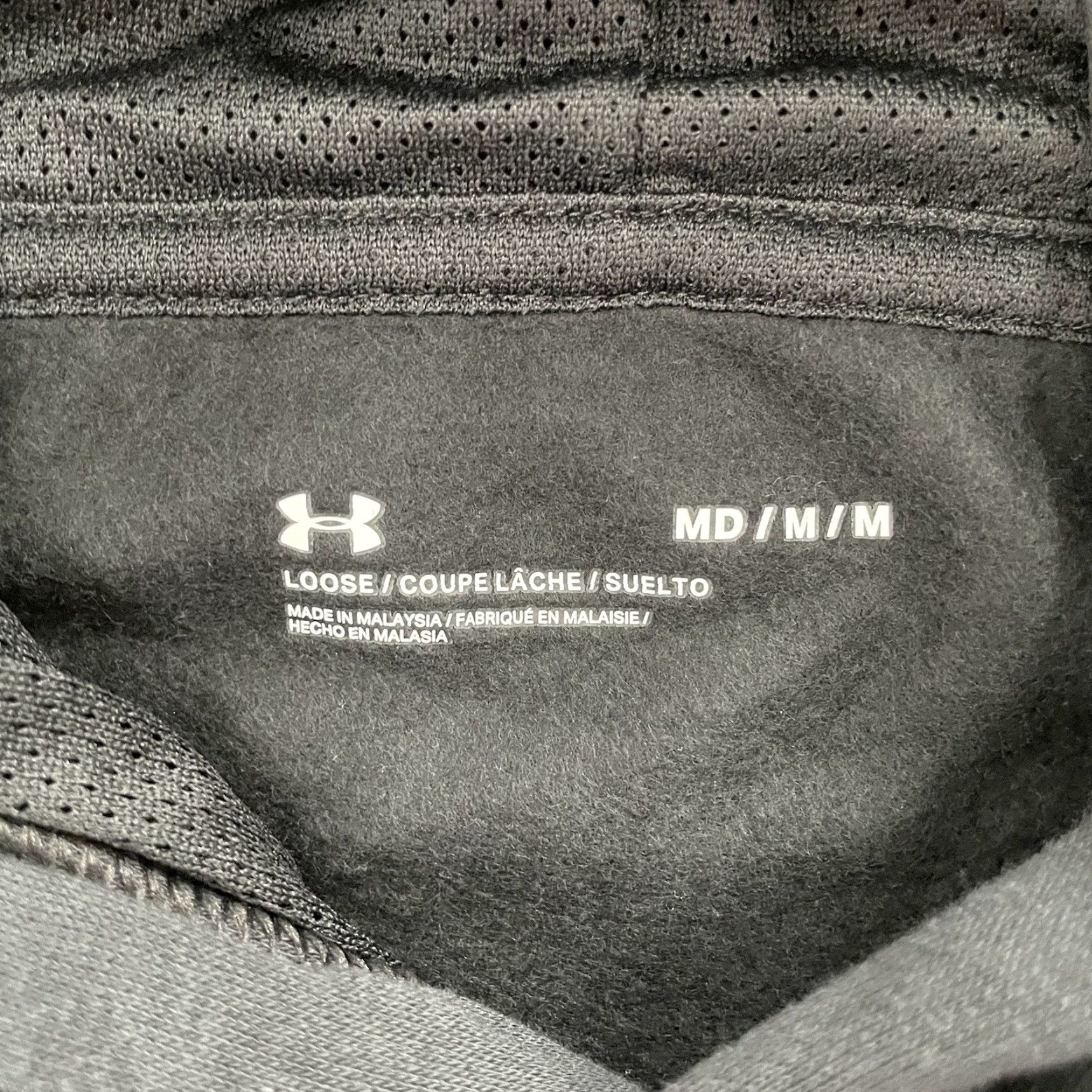 Under Armour Under Armour Black Medium Adult Men Hoodie Sweatshirt Fleece Hoody Hooded Pullover Sweater Size US M / EU 48-50 / 2 - 5 Thumbnail