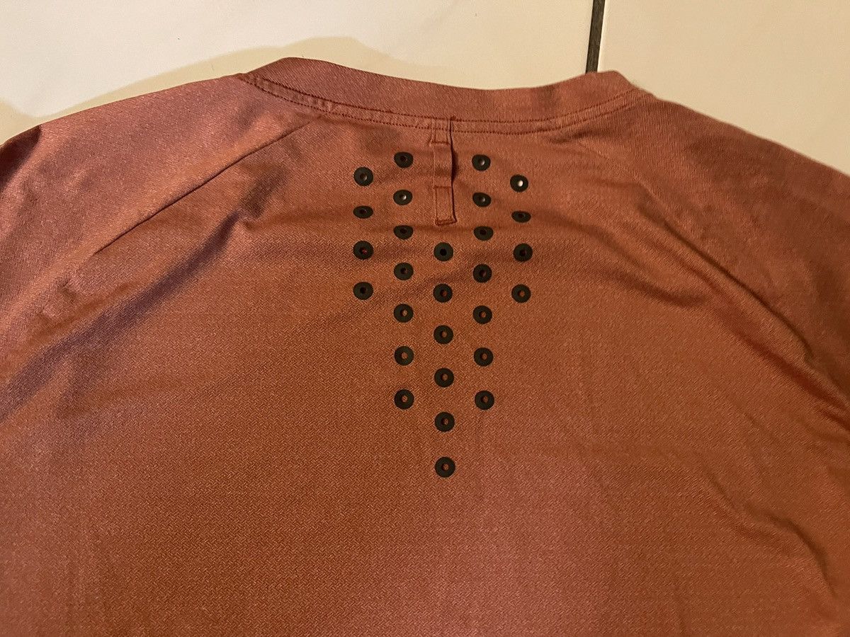 Lululemon LULULEMON Men's Orange Textured Training Shirt Men's Large Size US L / EU 52-54 / 3 - 4 Thumbnail