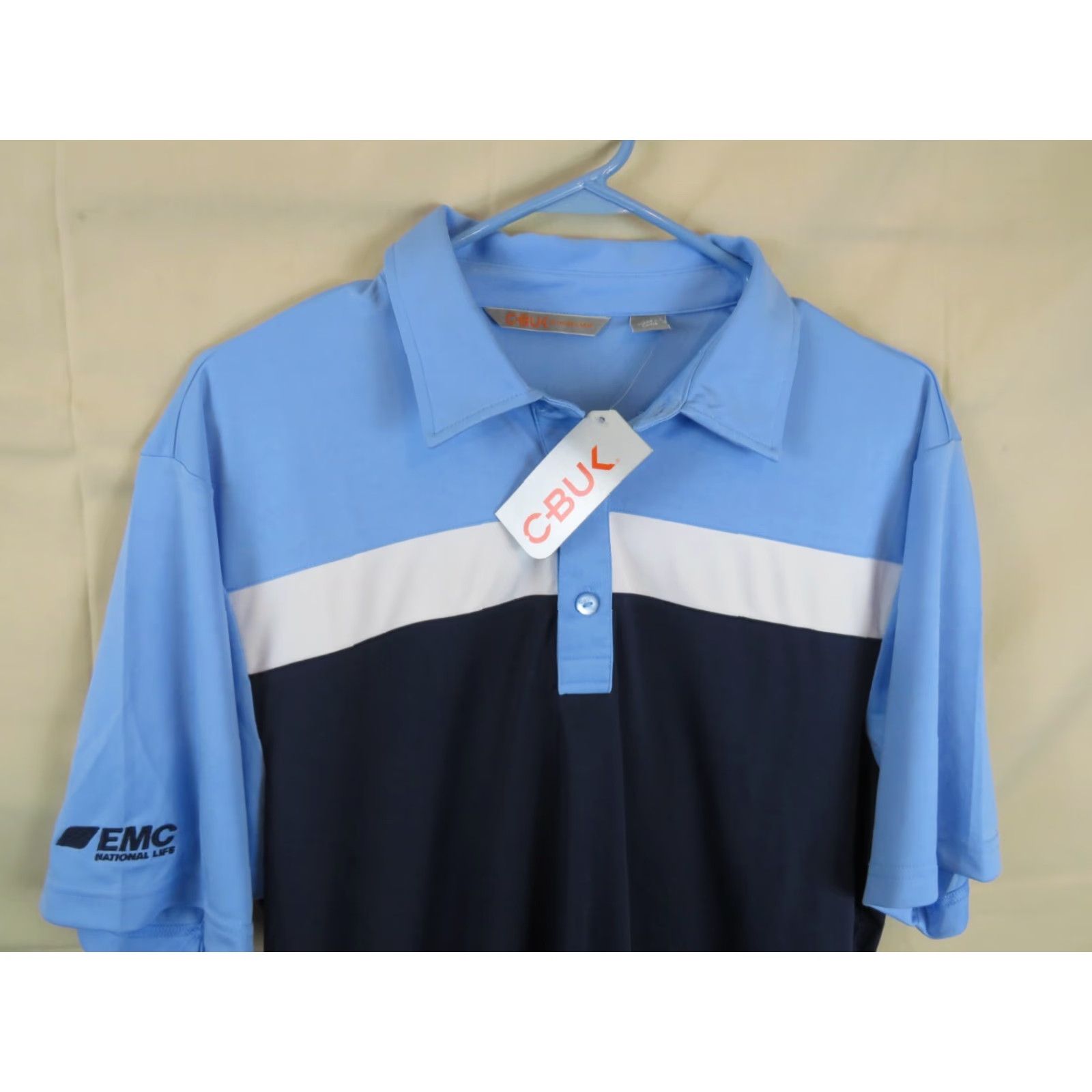 Cutter & Buck NWT Cutter & Buck Polo Shirt Men L Golf Multicolor Short Sleeve EM C National Life Size US L / EU 52-54 / 3 - 3 Thumbnail