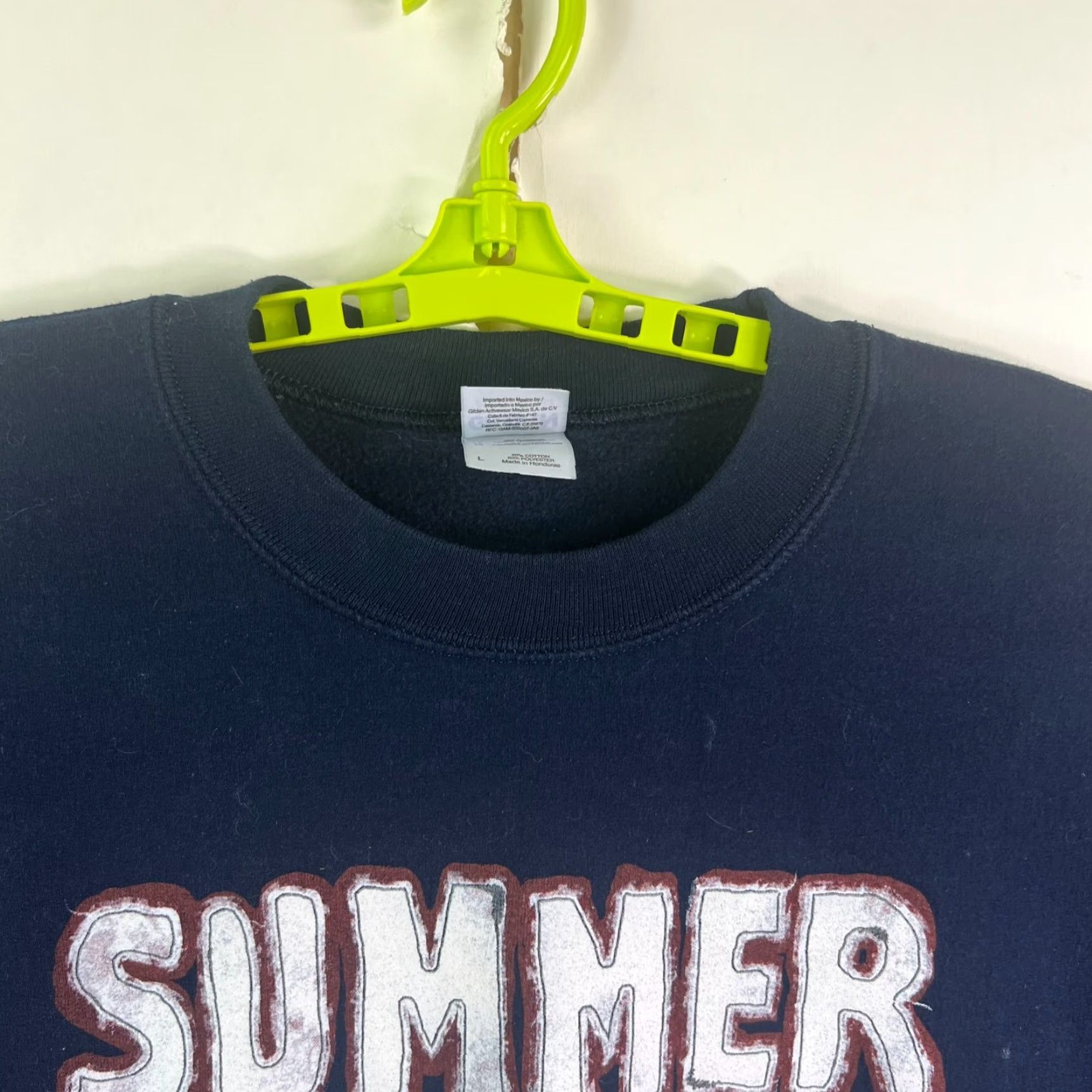 Gildan Gildan Sweatshirt Milwaukee Summerfest Blue Gildan Heavy Blend Adult L Crew Neck Graphic Print Unisex Size US L / EU 52-54 / 3 - 3 Thumbnail