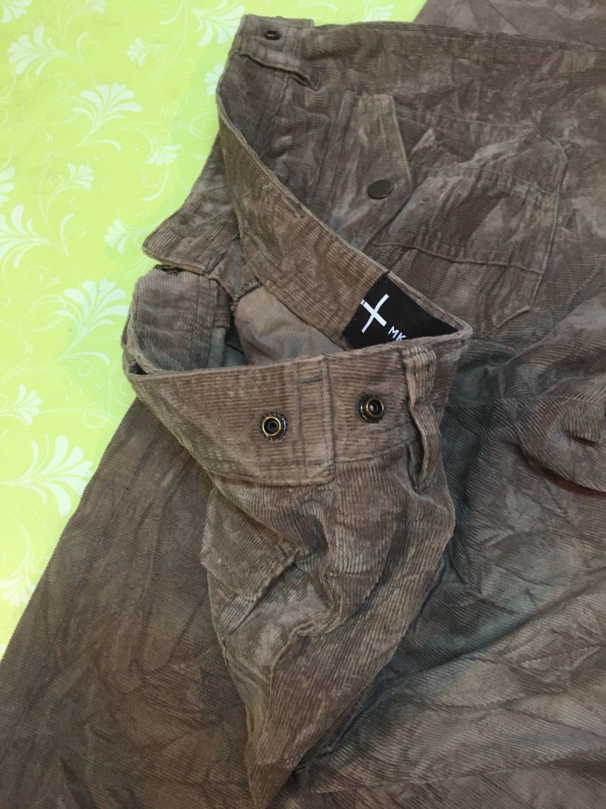 Designer × Japanese Brand × Michel Klein Mk klein corduroy pants Size 28" / US 6 / IT 42 - 10 Thumbnail