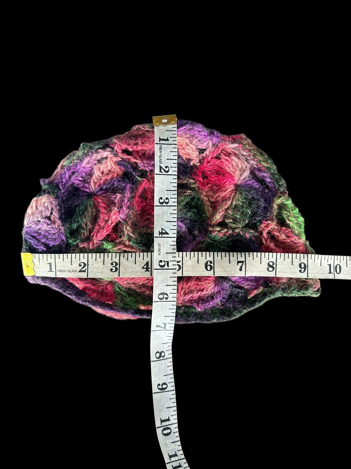 Japanese Brand × Kapital × Vintage Crochet Knitted handmade Rare Beanie Hats ☠️☠️ Size ONE SIZE - 4 Thumbnail