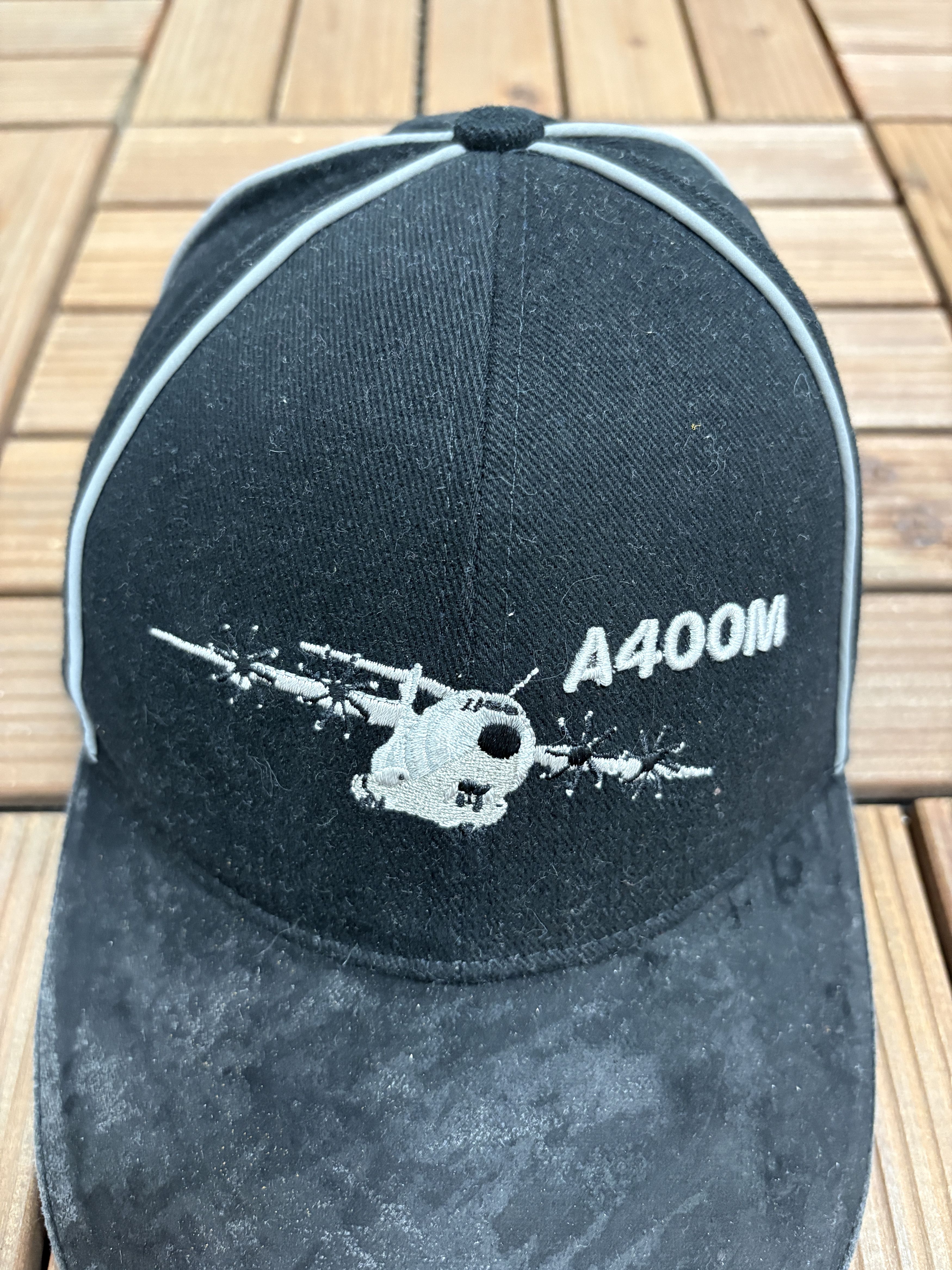 Vintage Airbus A400M Atlas Vintage Metal Clasp Black Hat Size ONE SIZE - 3 Thumbnail